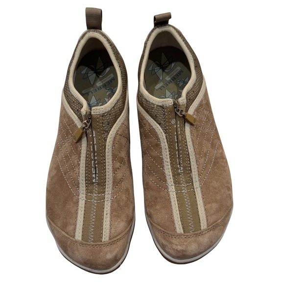 Merrell Lorelei Leather Zip Slip On Shoes Women’s 8 Y2K Gorpcore Hiking - Picture 4 of 10